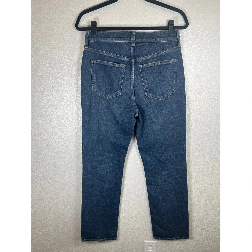 J.Crew '96 Slim Straight Jeans High Rise Indigo Blue‎ Size 28